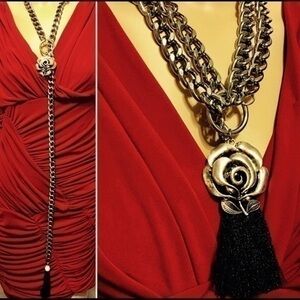 Sexy Tassel Chunky Chain Necklace